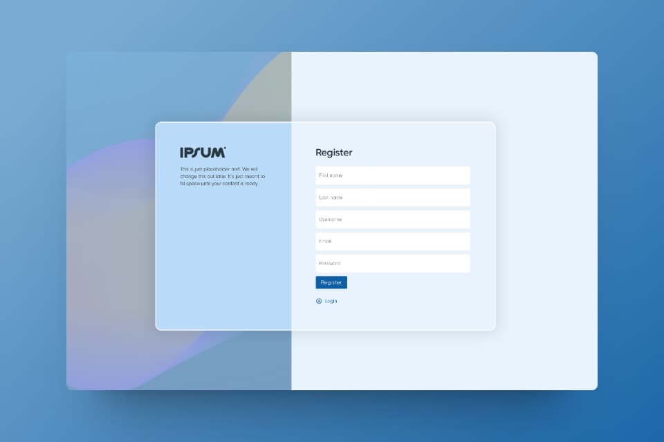 custom wordpress registration page